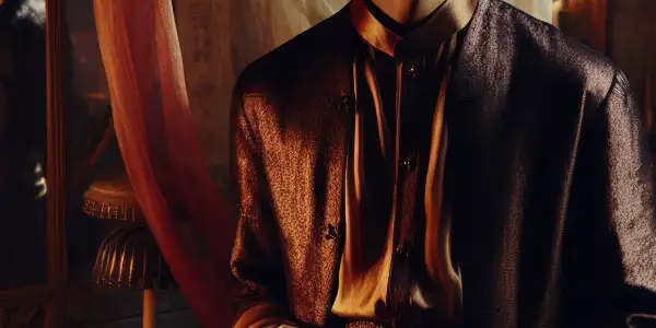 A sensual, intimate scene inspired by Korean erotic cinema, featuring an elegant figure in a dimly lit setting.<a href=